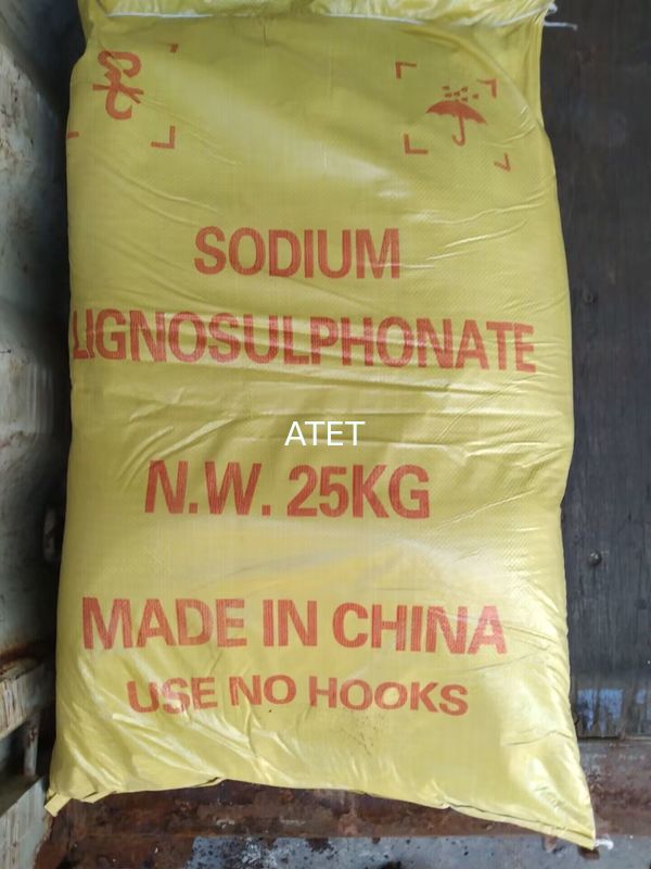 Agent non toxique CAS de traitement de l'eau d'inhibiteur d'échelle de Lignosulphonate de sodium 8061-51-6